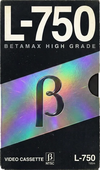 L-750 tape cover — Betamax look