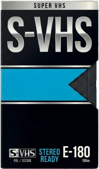 S-VHS tape cover — Super VHS look