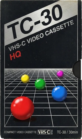 TC-30 tape cover — VHS-C camcorder look